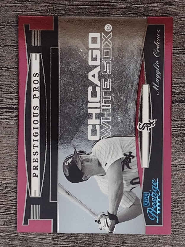 2005 Playoff Prestige Prestigious Pros Red #60 Magglio Ordonez
