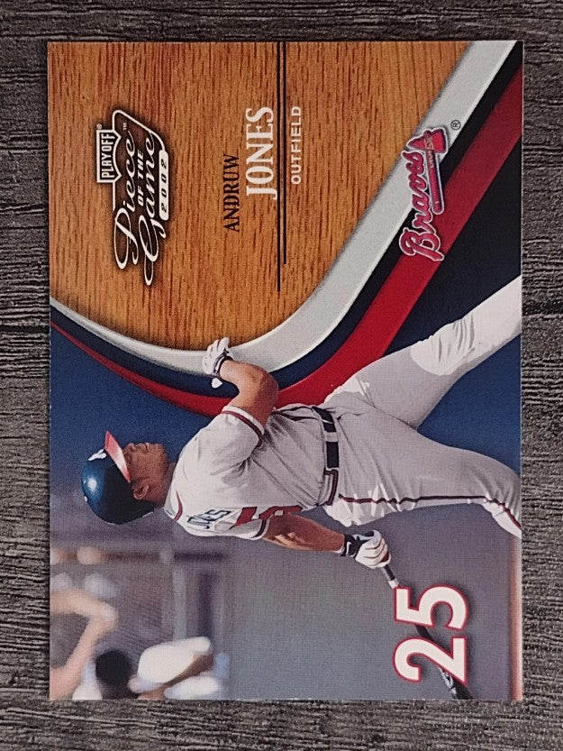 2002 Playoff Piece of the Game #23 Andruw Jones