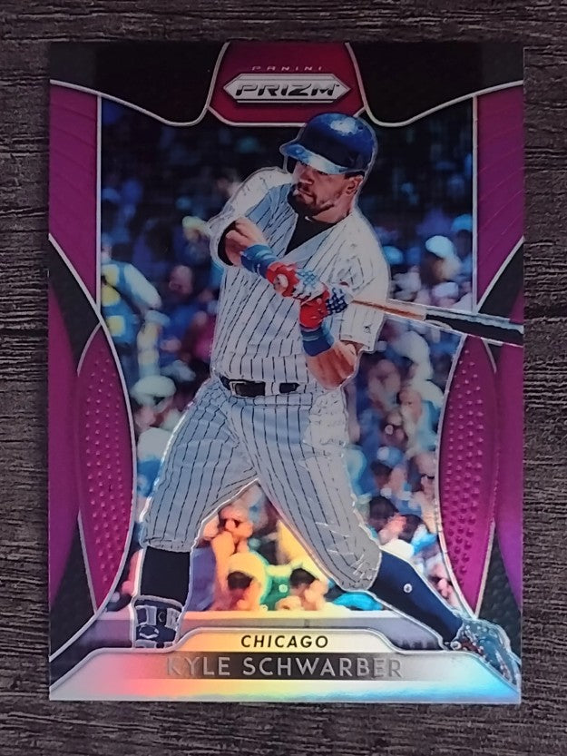 2019 Panini Prizm Prizms Purple #14 Kyle Schwarber