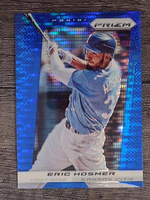 2013 Panini Prizm Prizms Blue Pulsar #169 Eric Hosmer