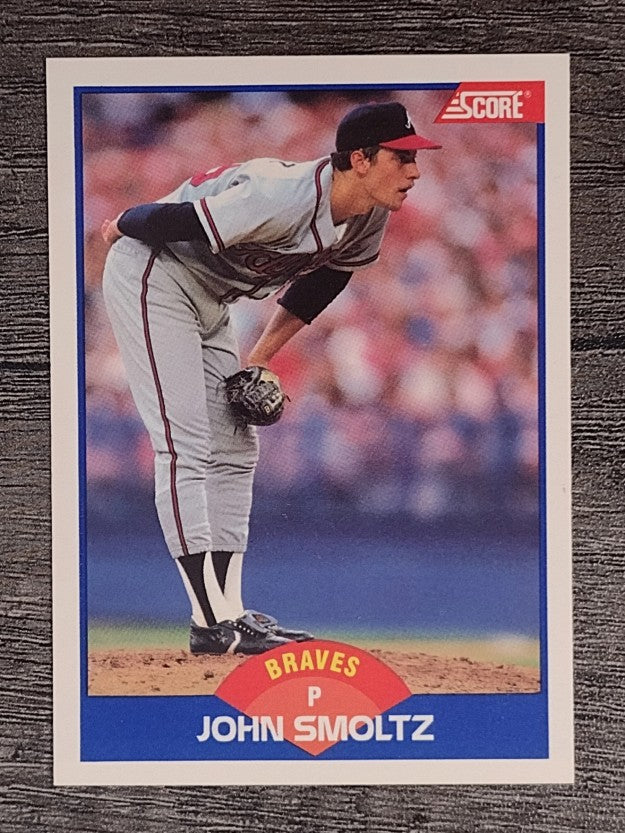 1989 Score #616 John Smoltz RC