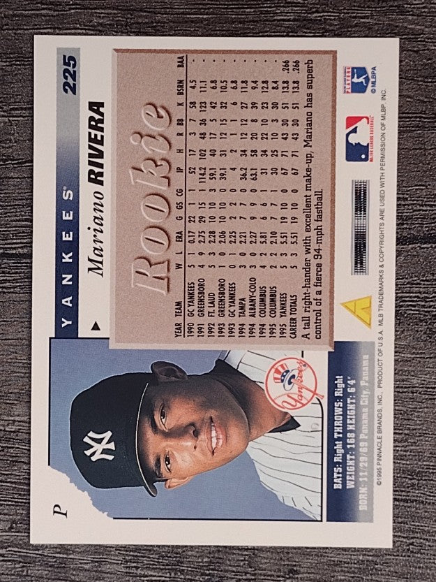 1996 Score #225 Mariano Rivera