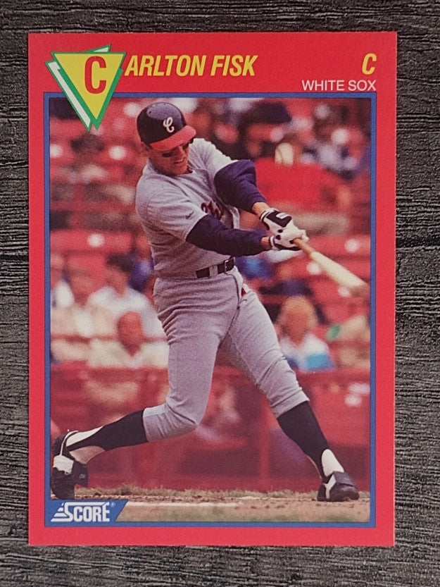 1989 Score Hottest 100 Stars #39 Carlton Fisk