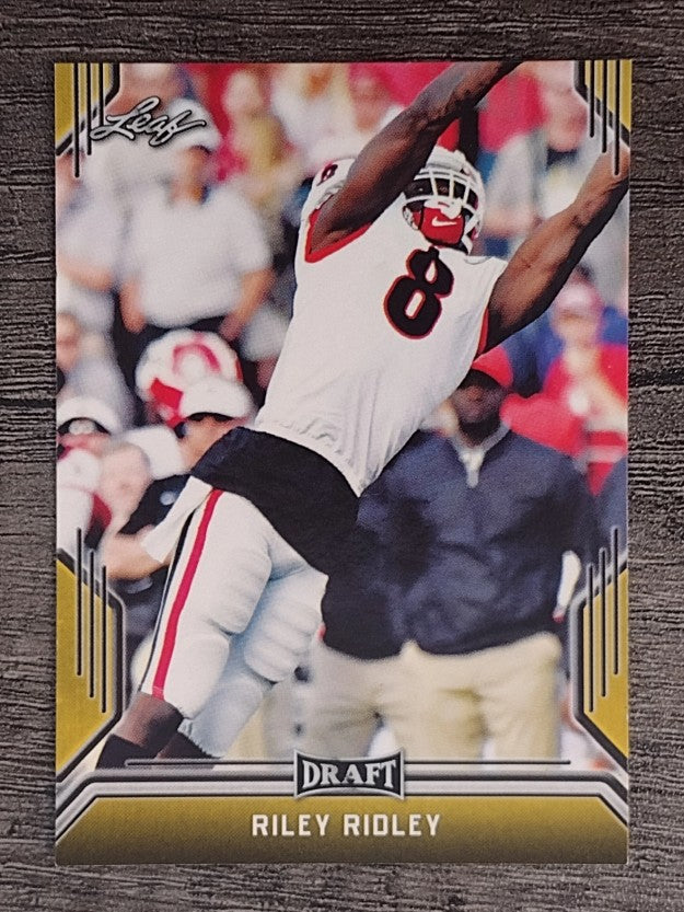 2019 Leaf Draft Gold #62 Riley Ridley