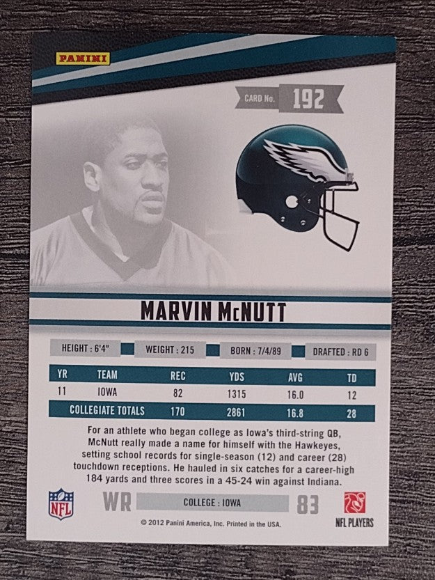 2012 Rookies and Stars #192 Marvin McNutt RC