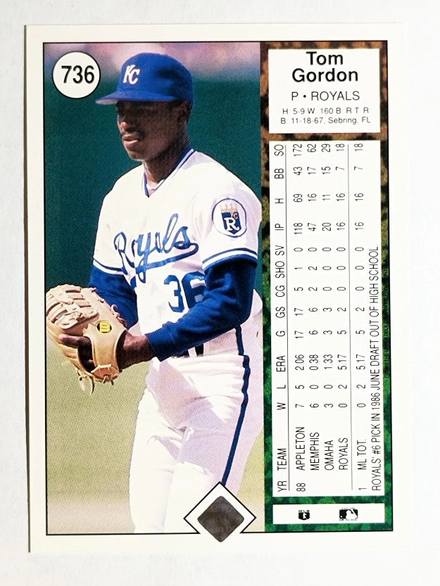 1989 Upper Deck #736 Tom Gordon RC