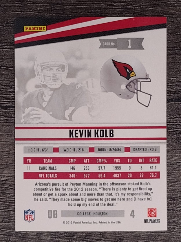 2012 Rookies and Stars True Blue #1 Kevin Kolb