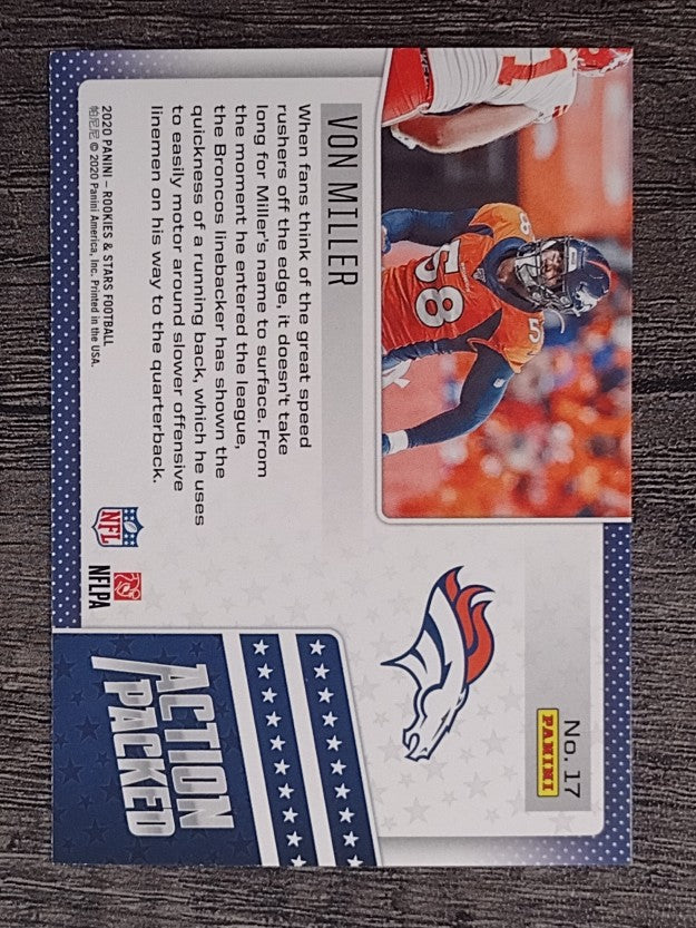 2020 Rookies and Stars Action Packed #17 Von Miller