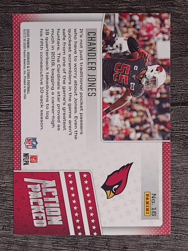 2020 Rookies and Stars Action Packed #16 Chandler Jones