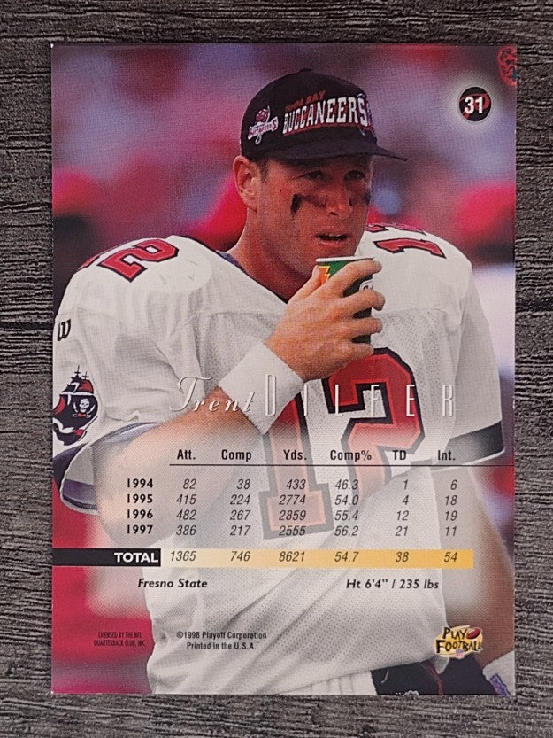 1998 Playoff Prestige Hobby #31 Trent Dilfer (NM)