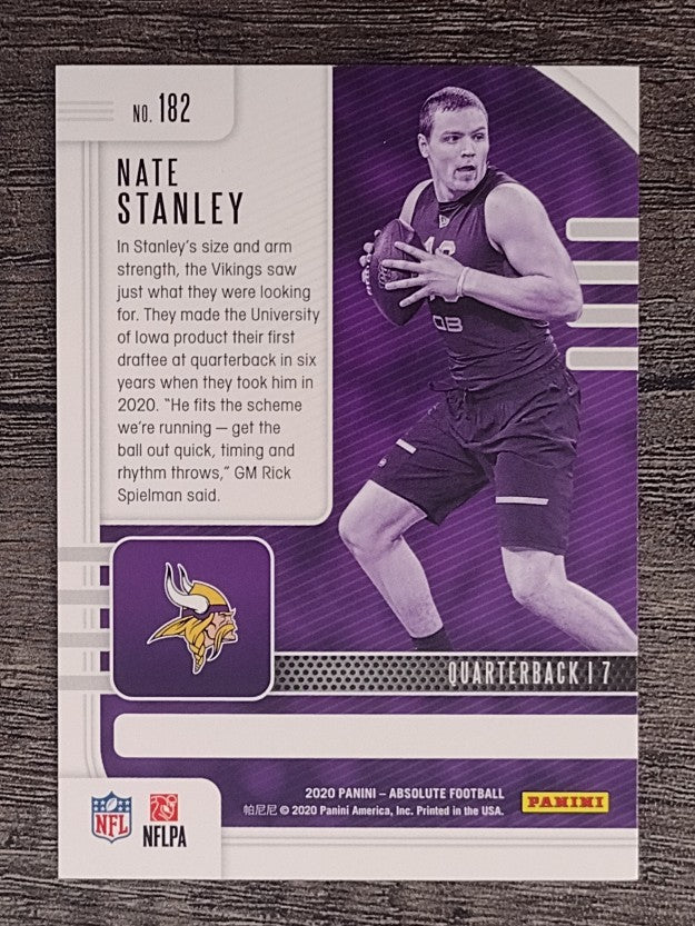 2020 Absolute Retail #182 Nate Stanley