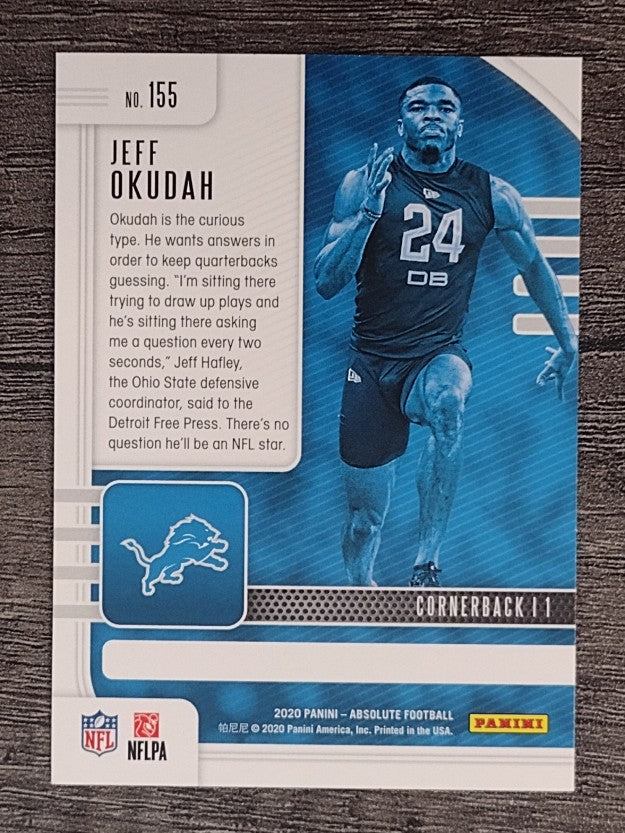 2020 Absolute Retail #155 Jeff Okudah
