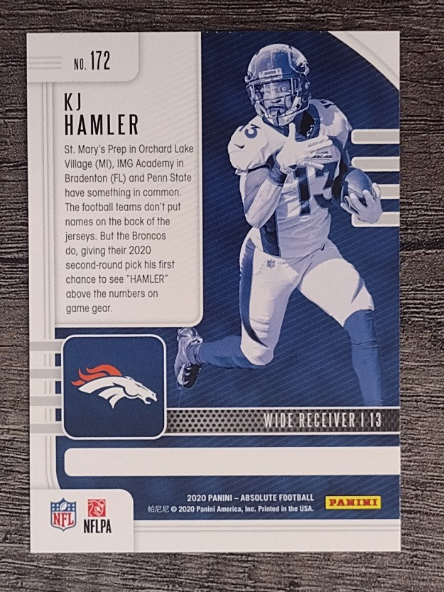 2020 Absolute Retail #172 K.J. Hamler