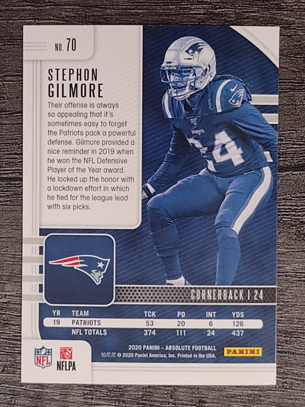 2020 Absolute Green #70 Stephon Gilmore