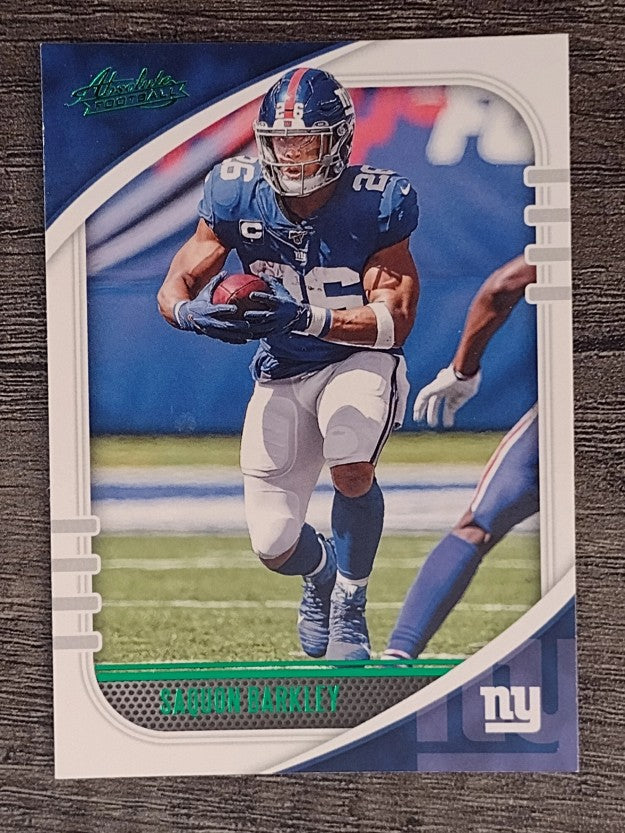 2020 Absolute Green #10 Saquon Barkley
