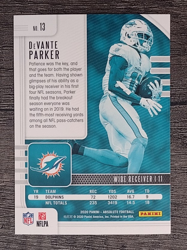 2020 Absolute Green #13 DeVante Parker