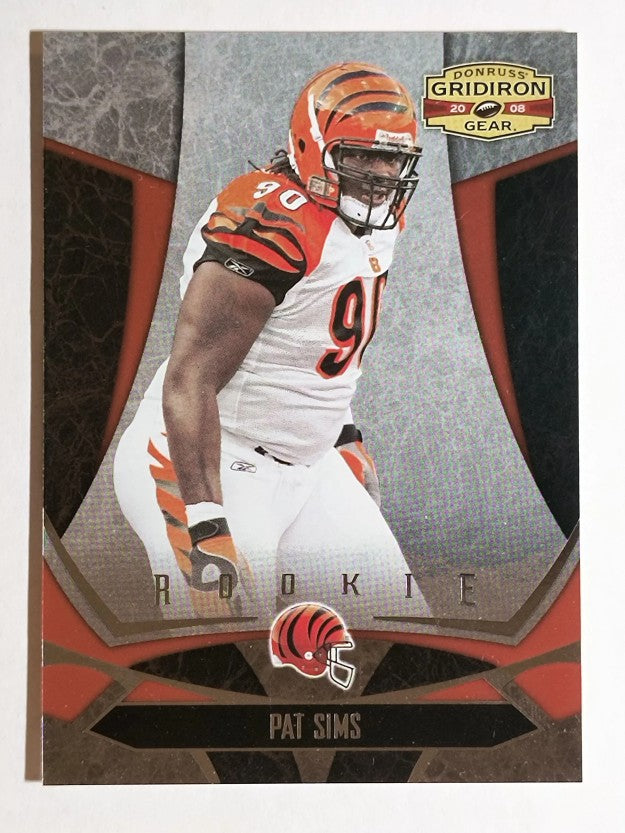 2008 Donruss Gridiron Gear #175 Pat Sims RC