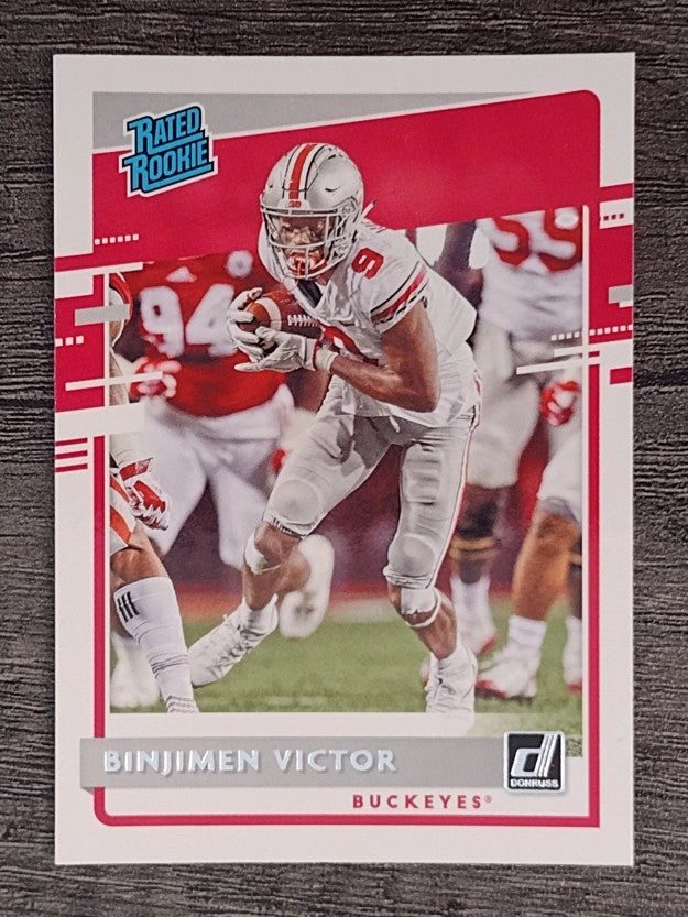 2020 Donruss Rated Rookies Draft Picks #21 Binjimen Victor