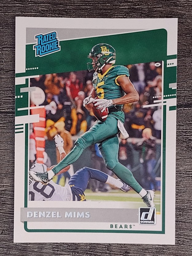 2020 Donruss Rated Rookies Draft Picks #11 Denzel Mims