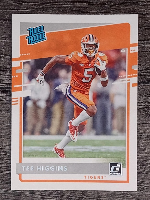 2020 Donruss Rated Rookies Draft Picks #6 Tee Higgins