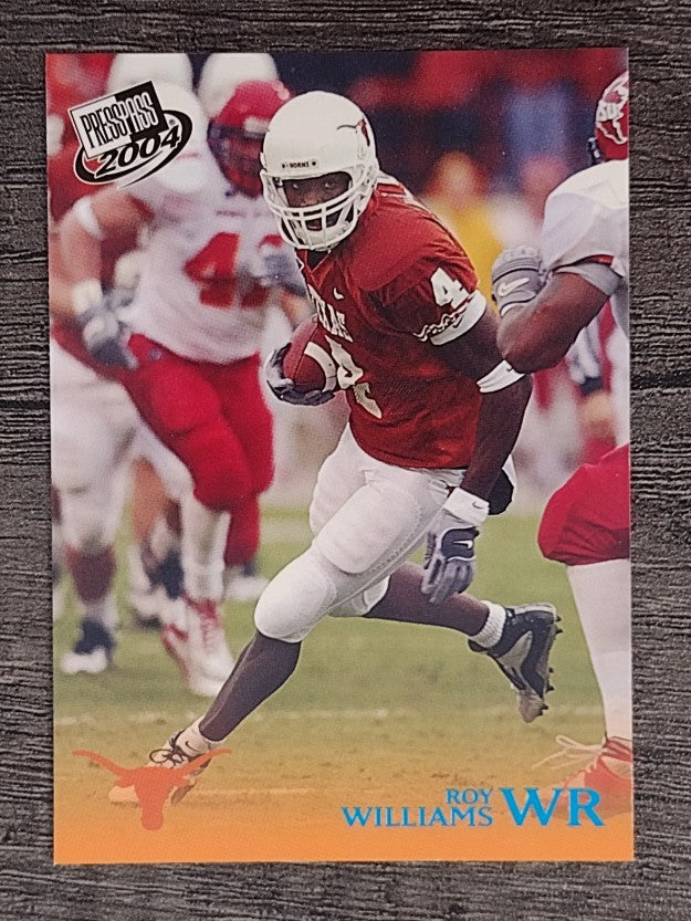 2004 Press Pass Blue #B30 Roy Williams WR