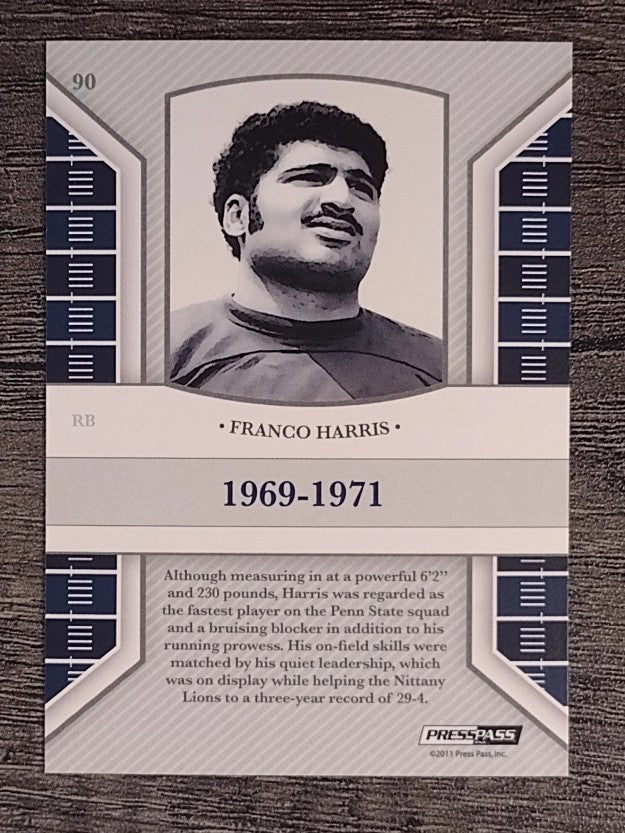 2011 Press Pass Legends #90 Franco Harris