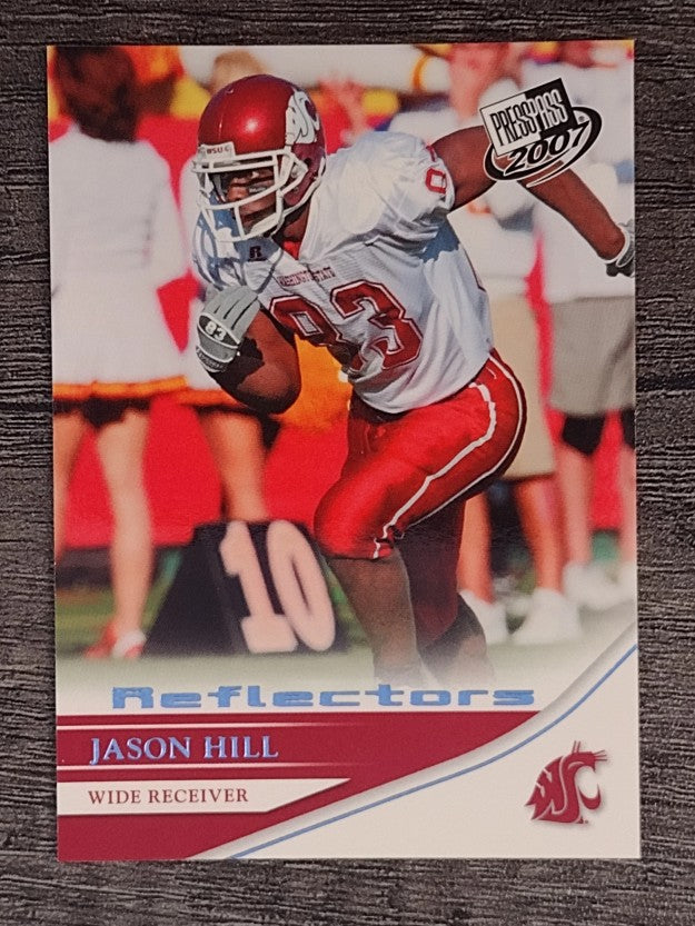 2007 Press Pass Reflectors Blue #43 Jason Hill