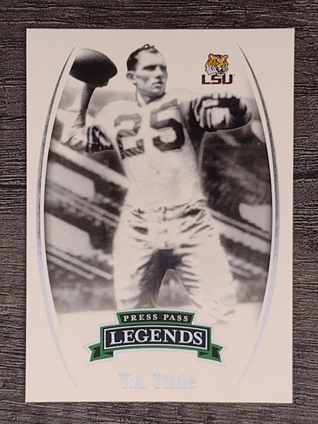 2007 Press Pass Legends #77 Y.A. Tittle