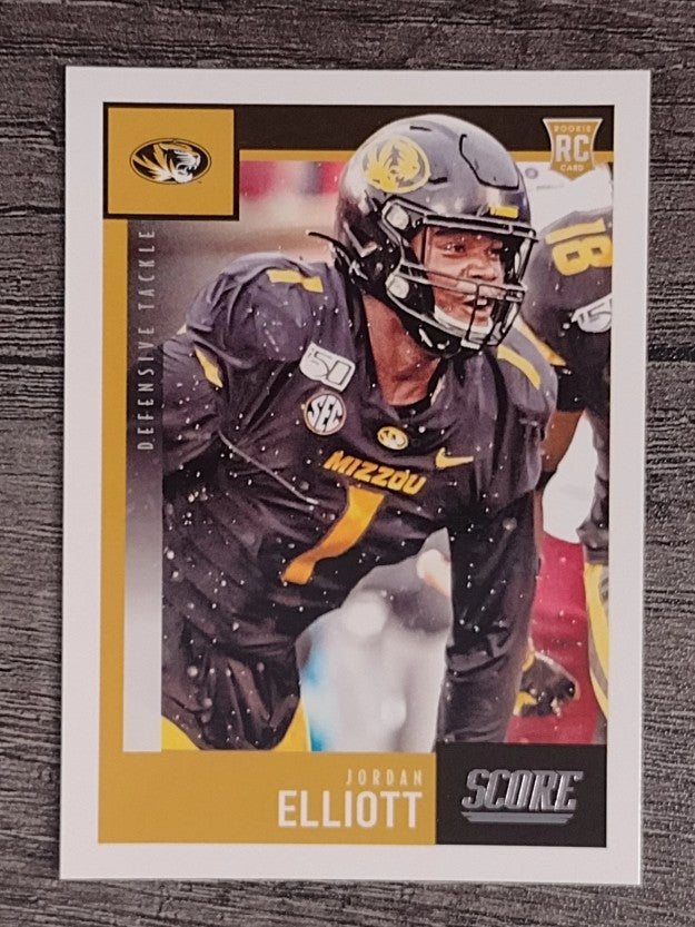 2020 Score #343 Jordan Elliott RC