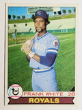 1979 Topps #439 Frank White (EX)