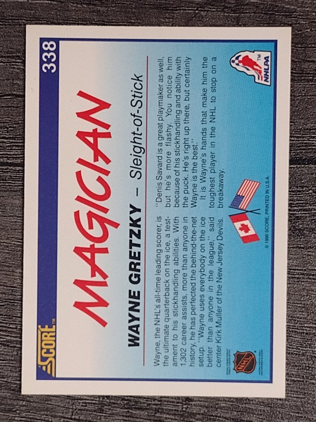 1990-91 Score #338 Wayne Gretzky Magic