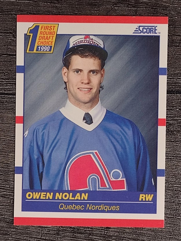 1990-91 Score #435 Owen Nolan RC