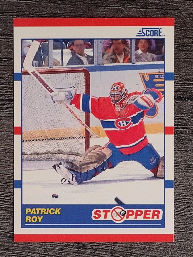1990-91 Score #344 Patrick Roy Stopper