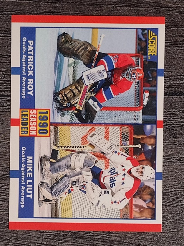 1990-91 Score #354 Patrick Roy/Mike Liut LL