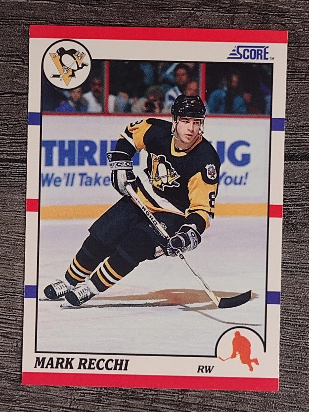 1990-91 Score #186 Mark Recchi RC