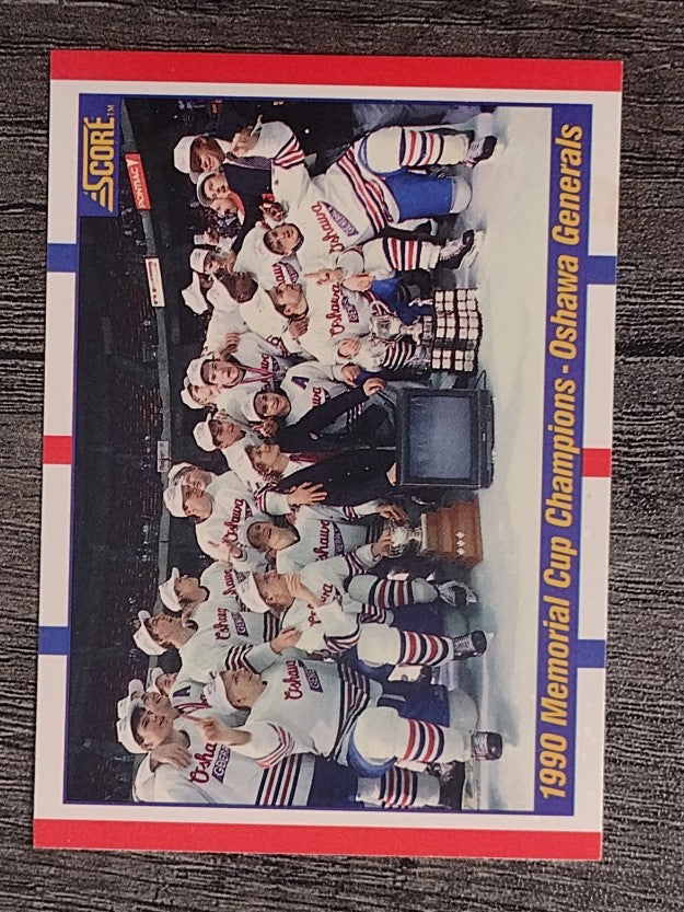 1990-91 Score Canadian #330 Oshawa/Eric Lindros (NM)