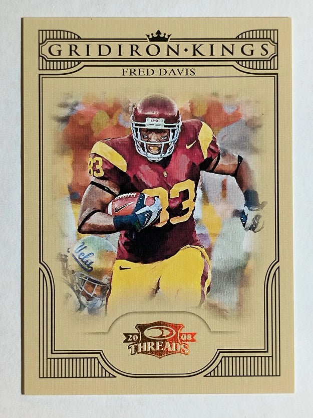 2008 Donruss Threads College Gridiron Kings Gold #16 Fred Davis