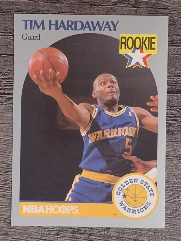 1990-91 Hoops #113 Tim Hardaway RC