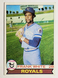 1979 Topps #439 Frank White (EX)