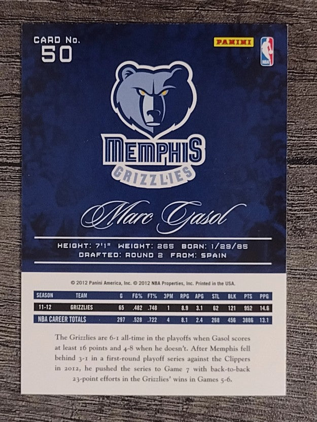 2012-13 Prestige #50 Marc Gasol