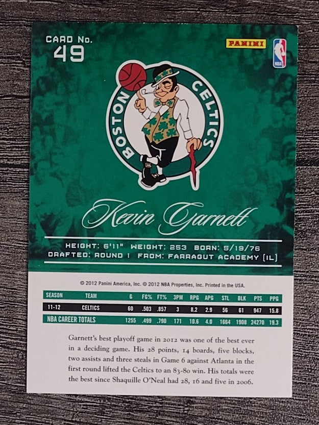 2012-13 Prestige #49 Kevin Garnett (NM)