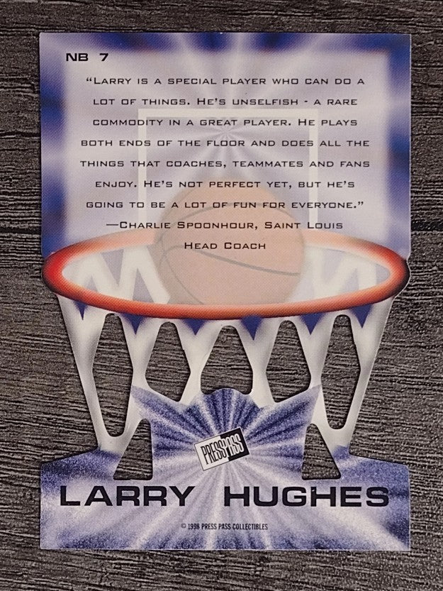 1998 Press Pass Net Burners #7 Larry Hughes