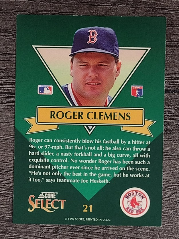 1993 Select Chase Stars #21 Roger Clemens (NM)