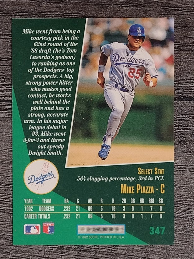 1993 Select #347 Mike Piazza (NM)