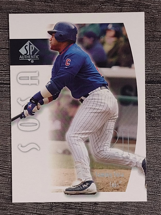 2002 SP Authentic #56 Sammy Sosa