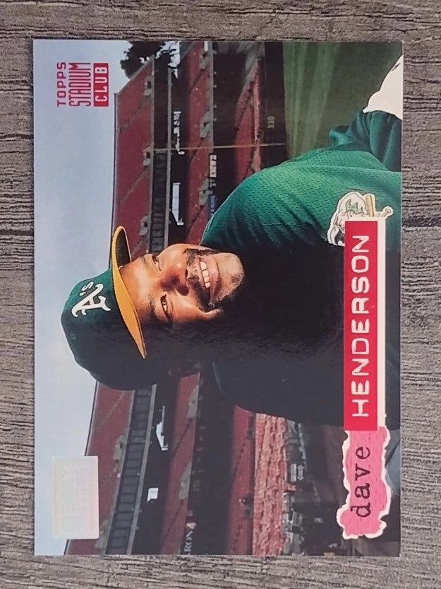 1994 Stadium Club First Day Issue #253 Dave Henderson