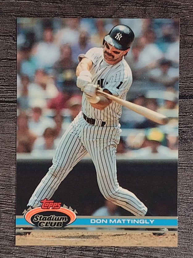 1991 Stadium Club #21 Don Mattingly