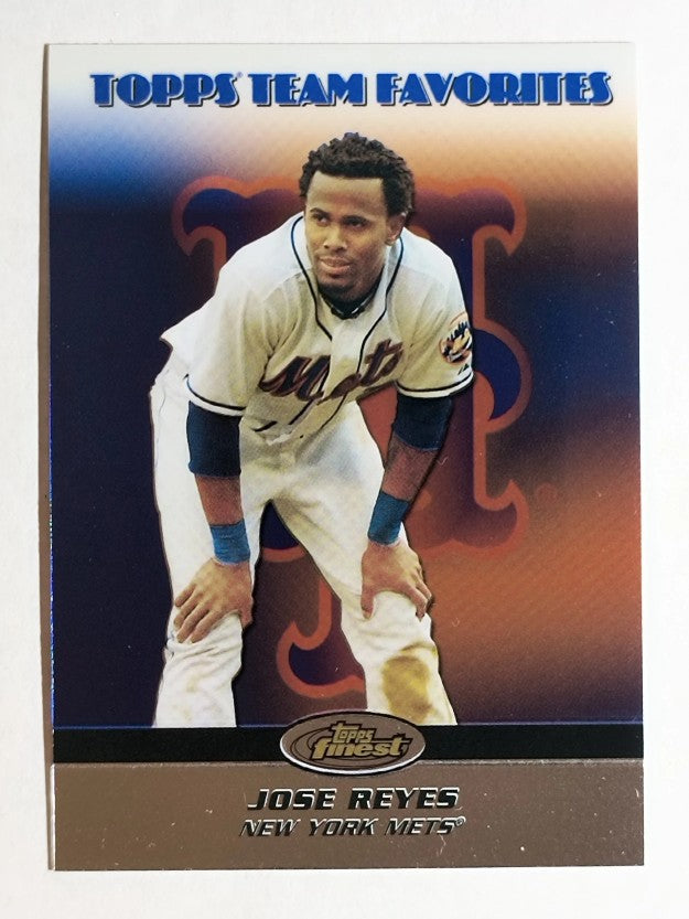 2008 Finest Topps Team Favorites #JR Jose Reyes