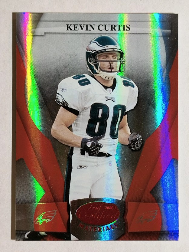 2008 Leaf Certified Materials Mirror Red #109 Kevin Curtis