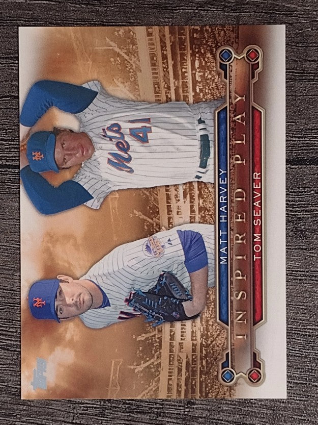 2015 Topps Inspired Play #I11 Tom Seaver/Matt Harvey